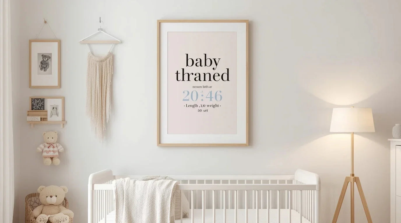 The Ultimate Guide to Personalised Birth Posters for New UK Parents